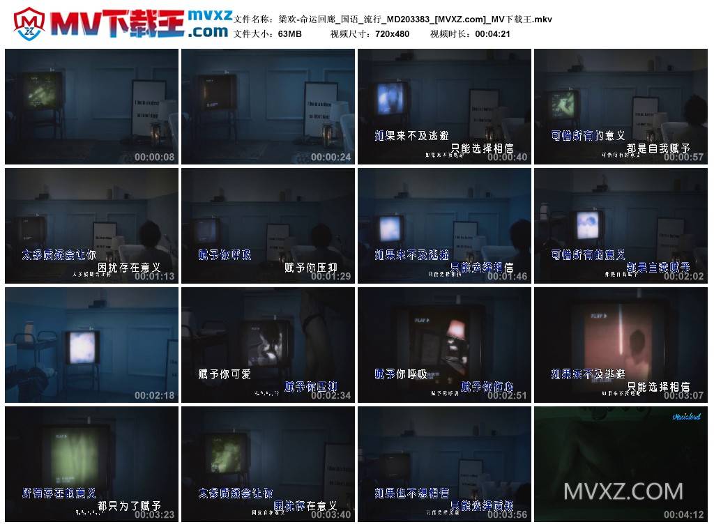 梁欢-命运回廊_国语_流行_MD203383